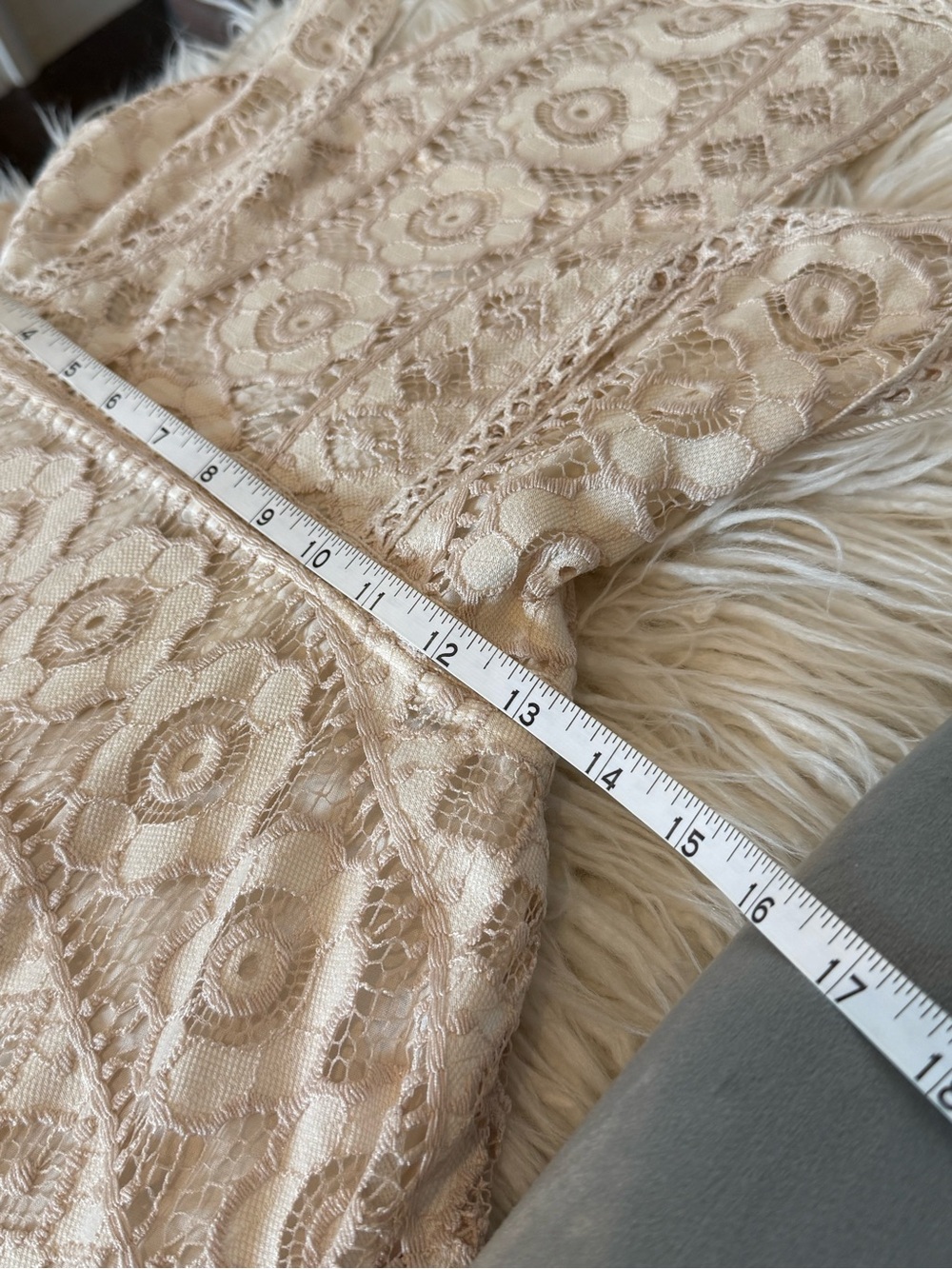 Free People Just Like Honey crochet Lace Dress - size 6 - Picture 11 of 11